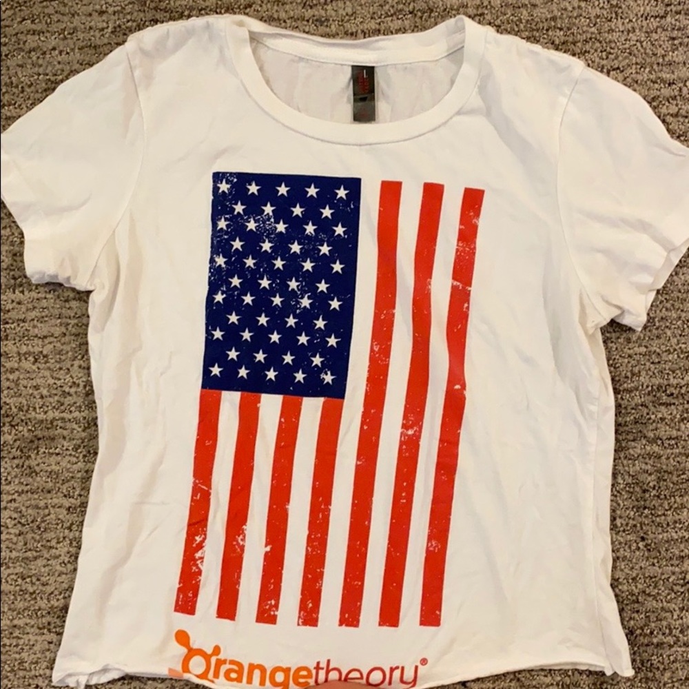 Orangetheory cropped tee